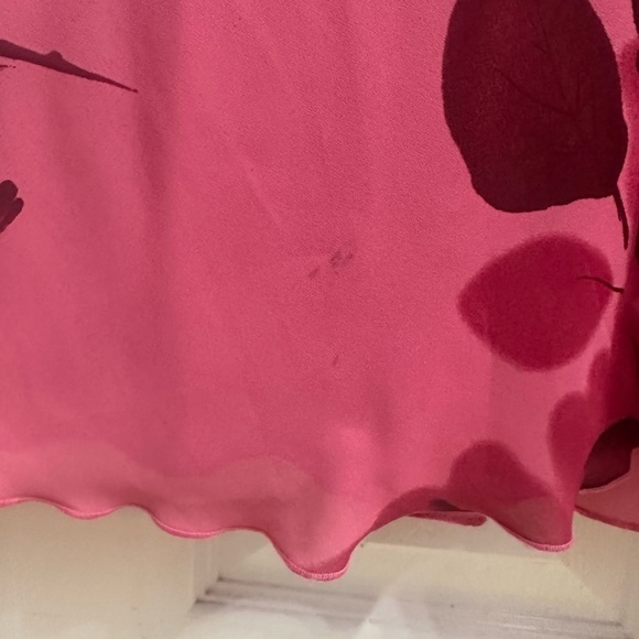 Vintage Dress Maxi Long Floral Pink Barbie Fairy Casual Vacation Size 10 Medium - Picture 6 of 8